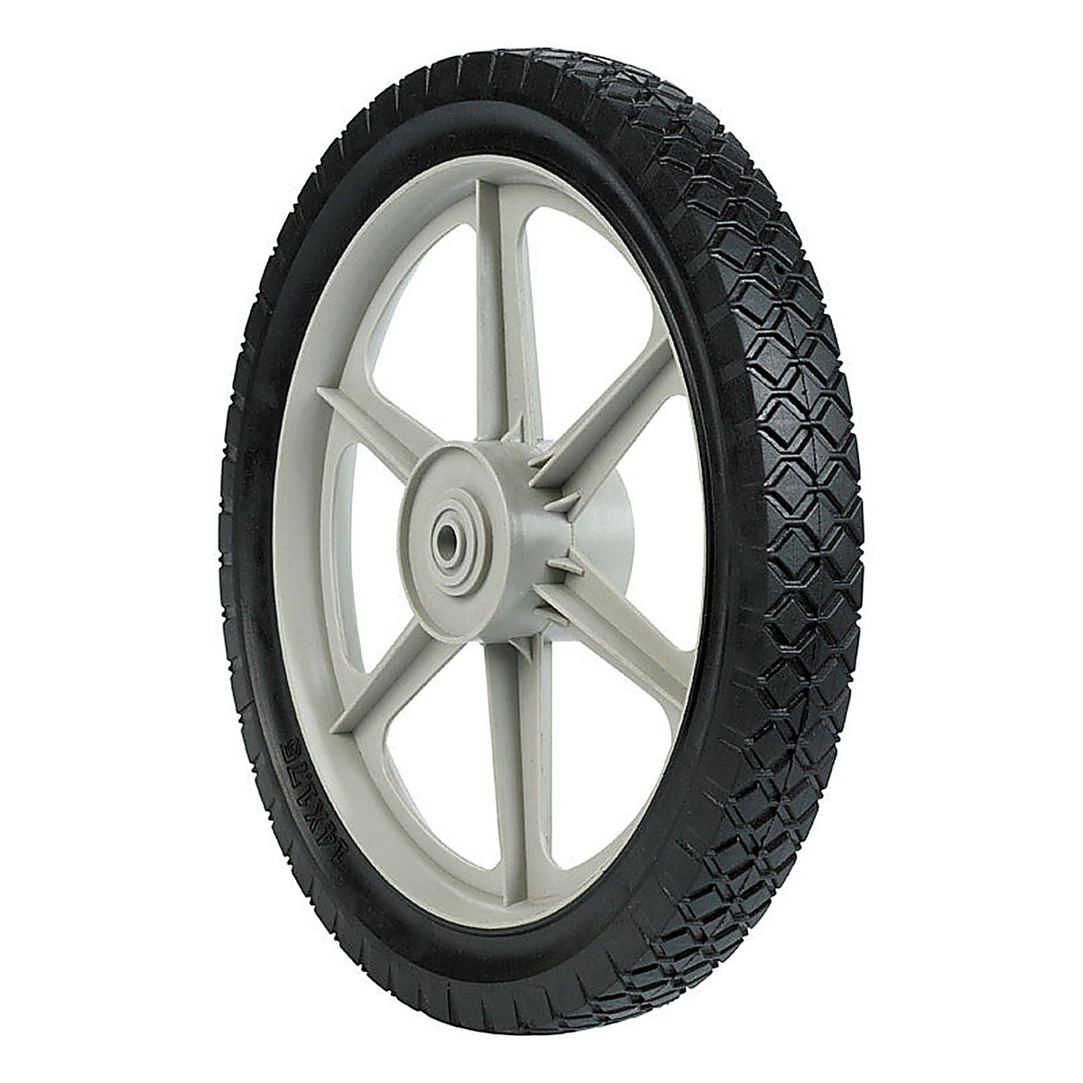 Arnold 1475-P 1.75 in. W x 14 in. Dia. Plastic Lawn Mower Replacement Wheel 60 lb.