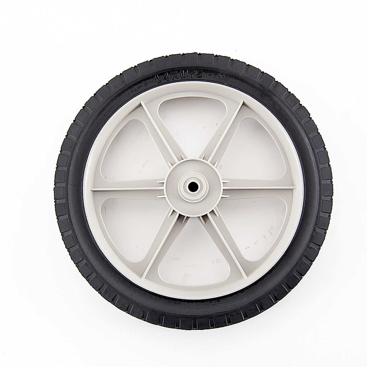 Arnold 1475-P 1.75 in. W x 14 in. Dia. Plastic Lawn Mower Replacement Wheel 60 lb.