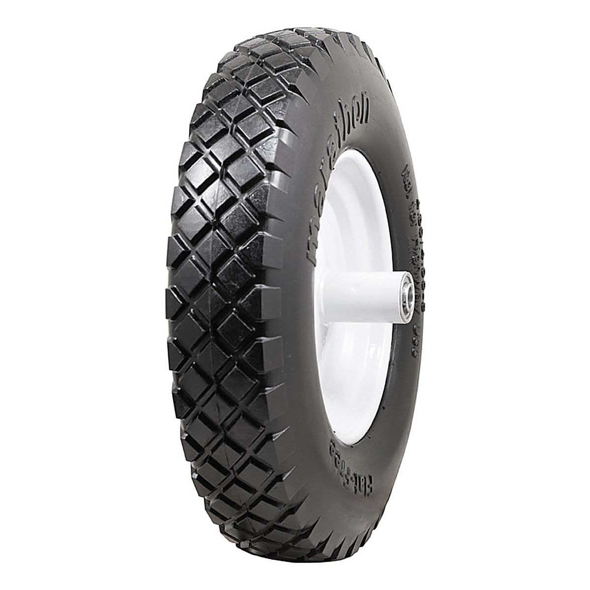 Marathon 47 Universal Fit 8 in. Dia. x 15.5 in. Dia. 500 lb. capacity Centered Wheelbarrow Tire Polyurethane