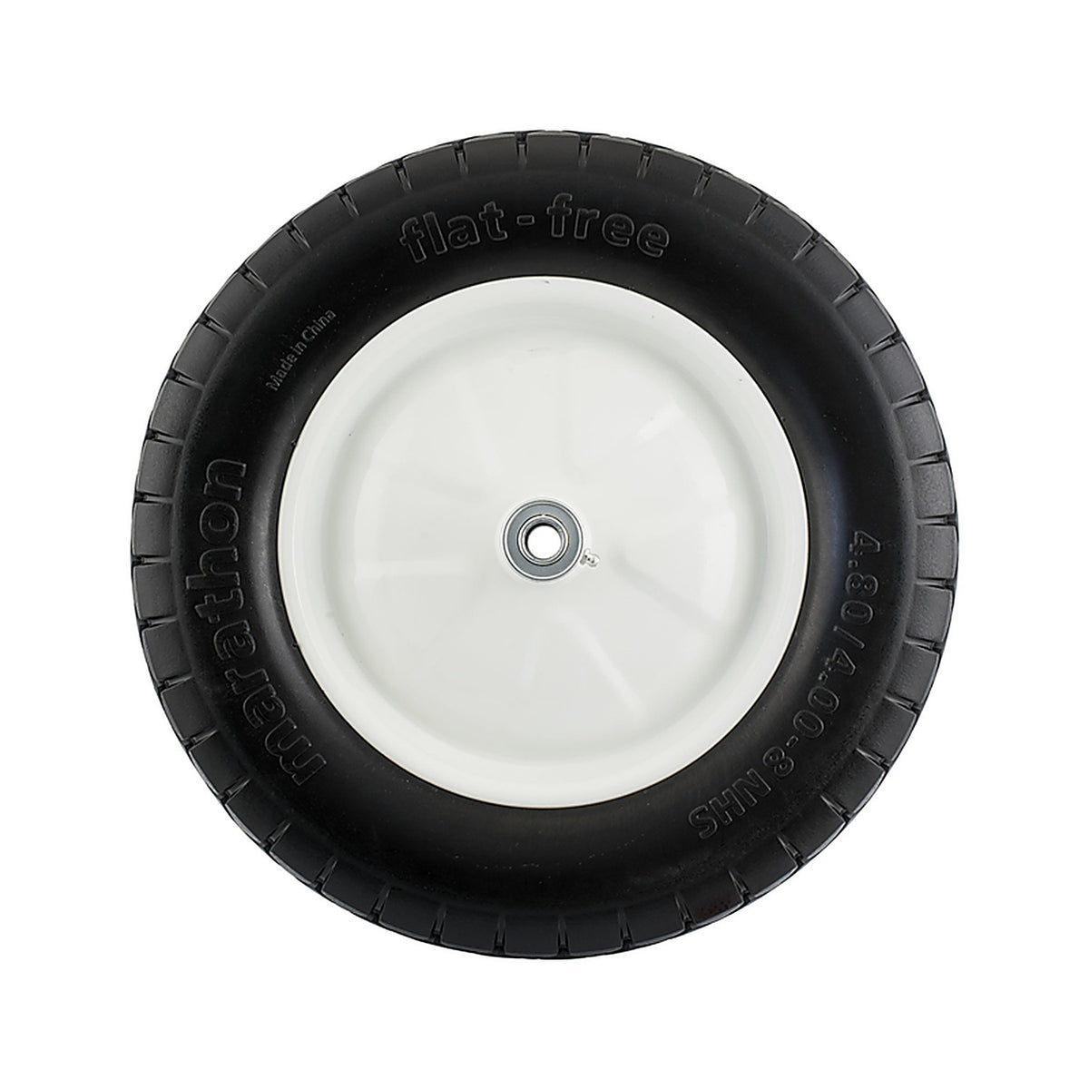 Marathon 47 Universal Fit 8 in. Dia. x 15.5 in. Dia. 500 lb. capacity Centered Wheelbarrow Tire Polyurethane