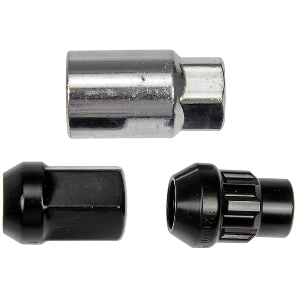 Dorman 713-375A Black Acorn Wheel Nut Lock Set