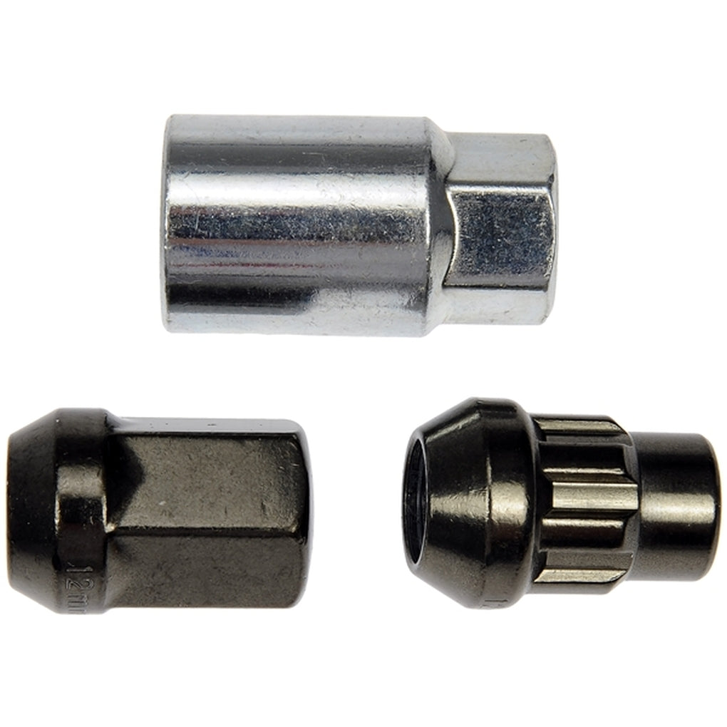 Dorman 713-375Z Hyper Black Acorn Wheel Nut Lock Set
