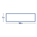 Tenax 2A140066 7 ft. H x 100 ft. L Polyethylene Plant and Pond Fence Black