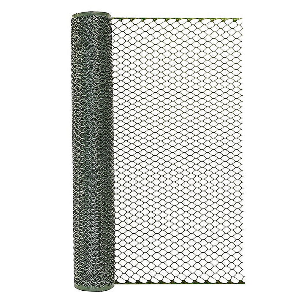 Tenax 72121128 3 ft. H x 25 ft. L 20 Ga. Green Poultry Fence