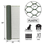 Tenax 72121128 3 ft. H x 25 ft. L 20 Ga. Green Poultry Fence