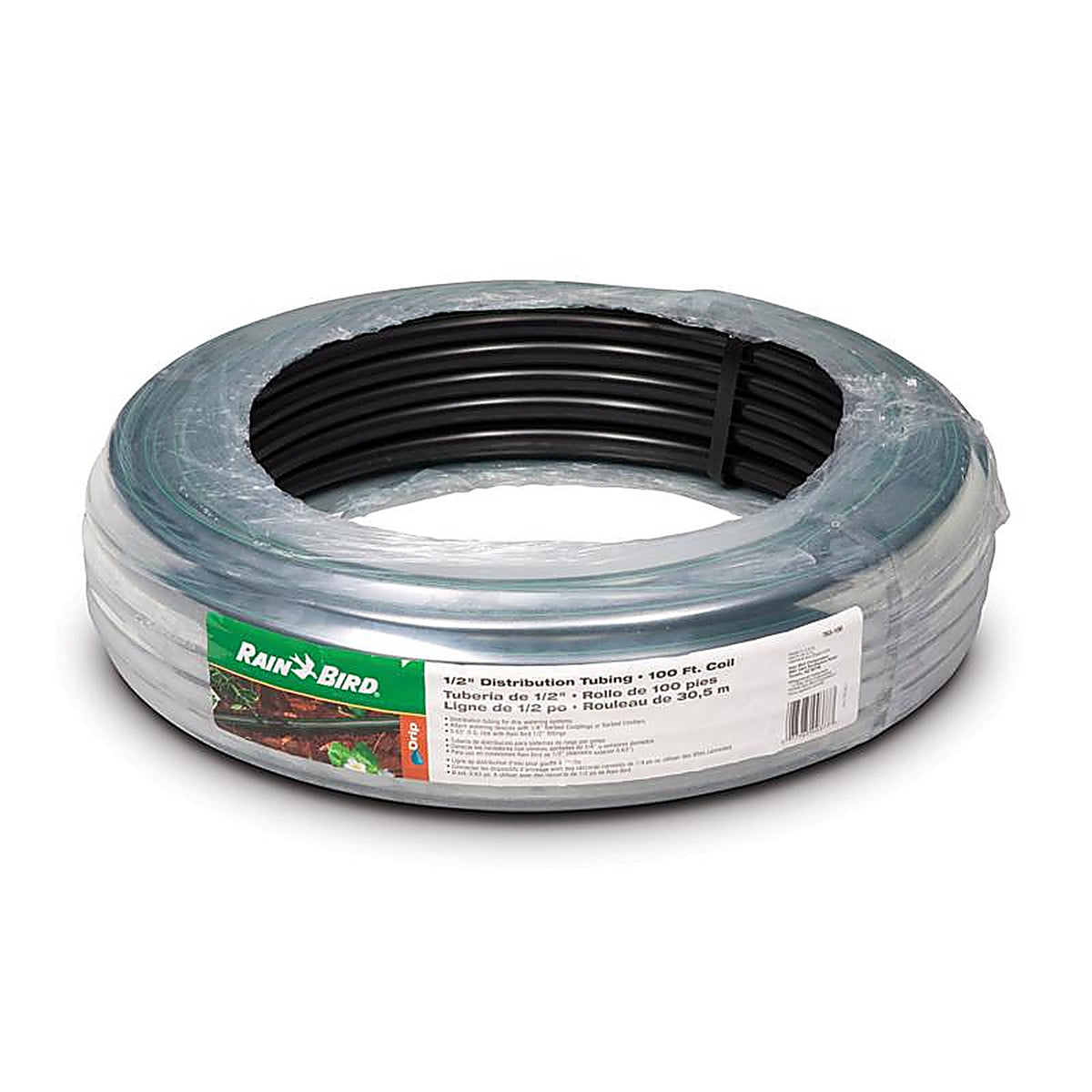 Rain Bird T63100-BULK Polyethylene Drip Irrigation Tubing 1/2 in. Dia. x 100 ft. L