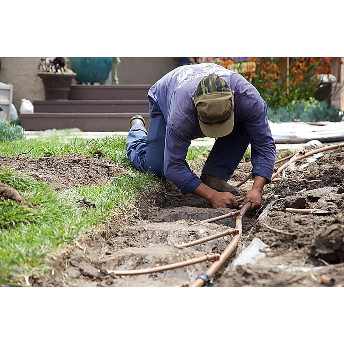 Rain Bird ET25-50S2 Plastic Drip Irrigation Emitter Tubing 1/4 in. Dia. x 50 ft. L