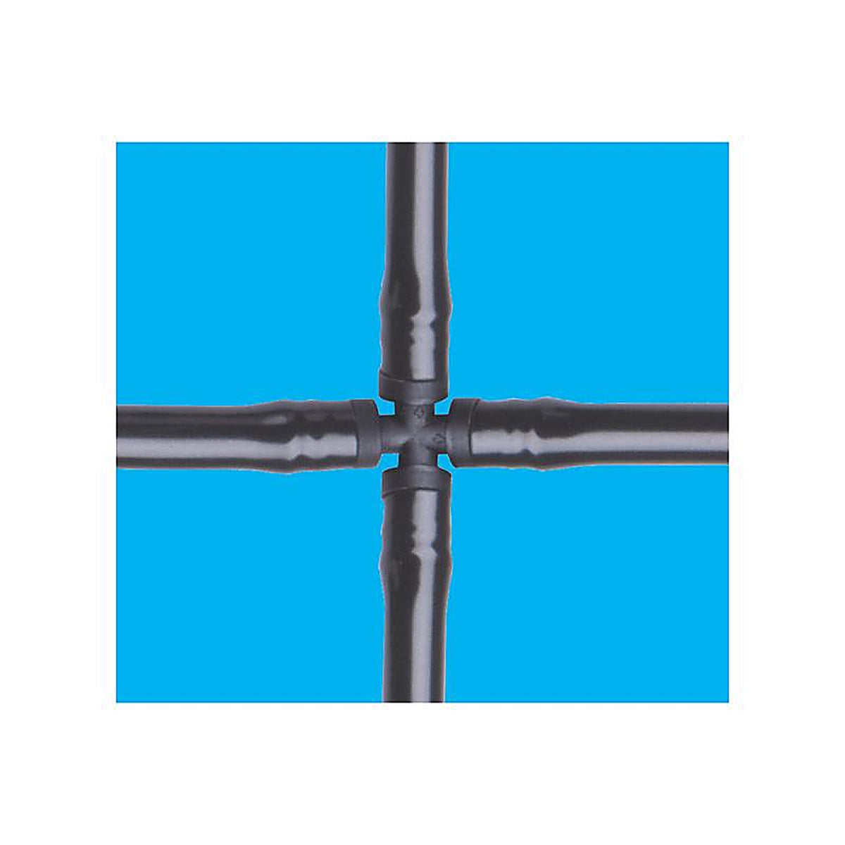 Raindrip R399CT Barbed 1/4 in. Drip Irrigation Cross 4/Pack