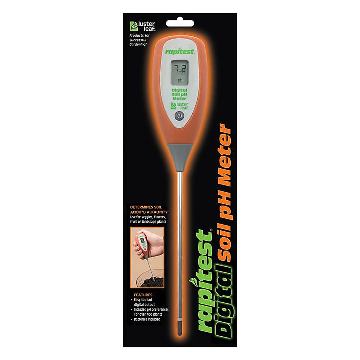 Luster Leaf 1845 Digital pH Meter 1/Pack