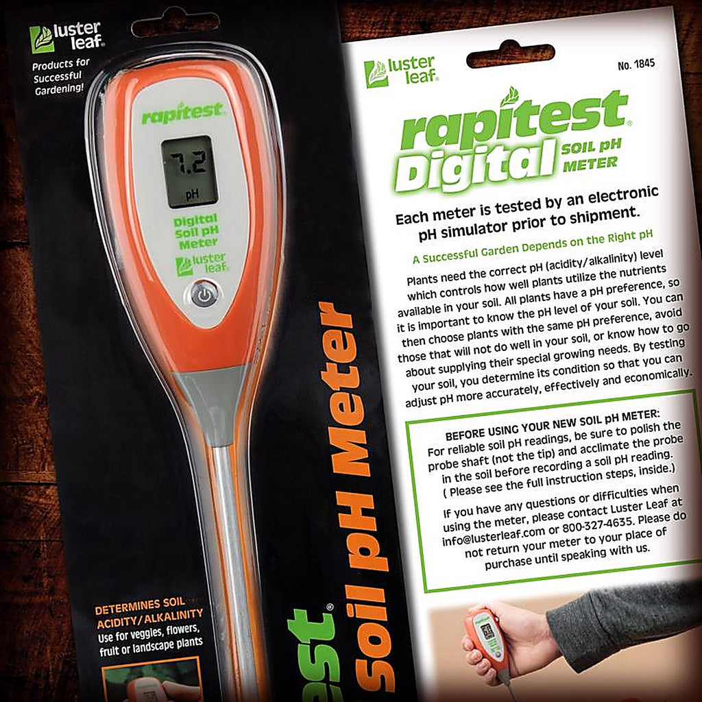 Luster Leaf 1845 Digital pH Meter 1/Pack