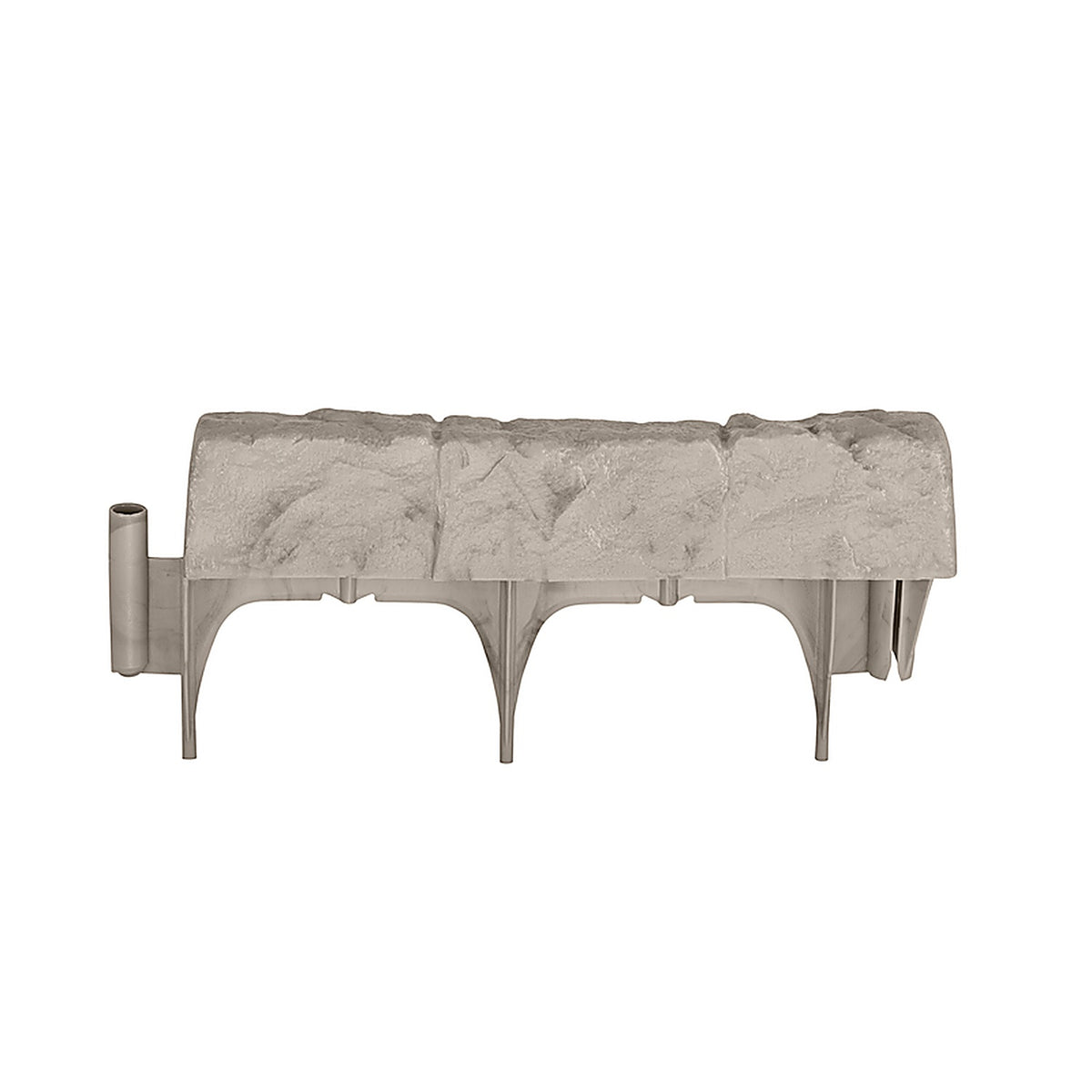 Suncast BSE10TG 10 ft. L x 5.75 in. H Resin Taupe Marble Lawn Edging
