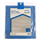 Home Plus P46-88W 4 ft. W x 6 ft. L Light Duty Polyethylene Tarp Blue