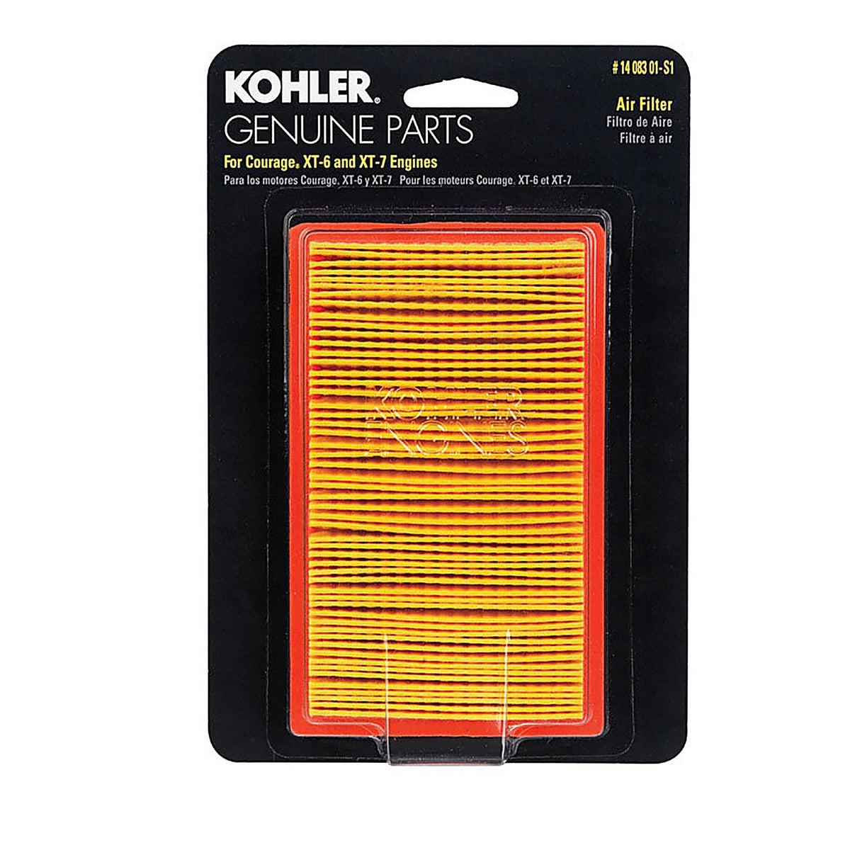 Kohler 14 083 01-S1 Small Engine Air Filter For Courage XT6-8