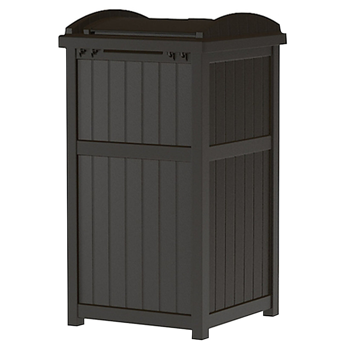 Suncast GH1732J Trash Hideaway 30 Resin Garbage Can Lid Included