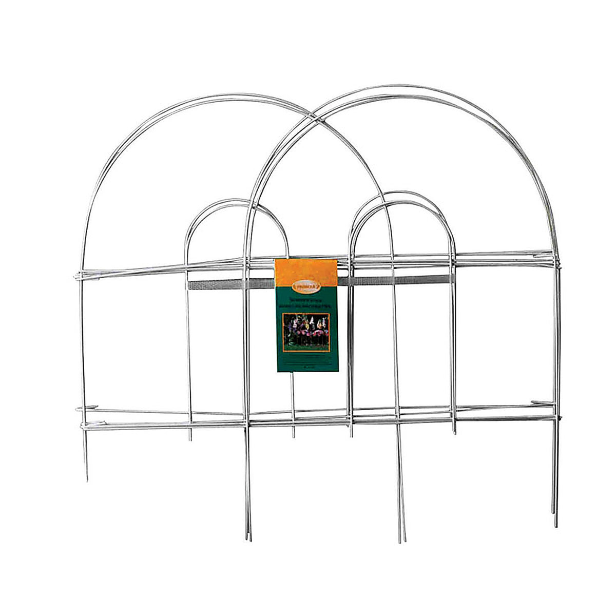Panacea 8913A 8 ft. L x 18 in. H PVC White Garden Fence