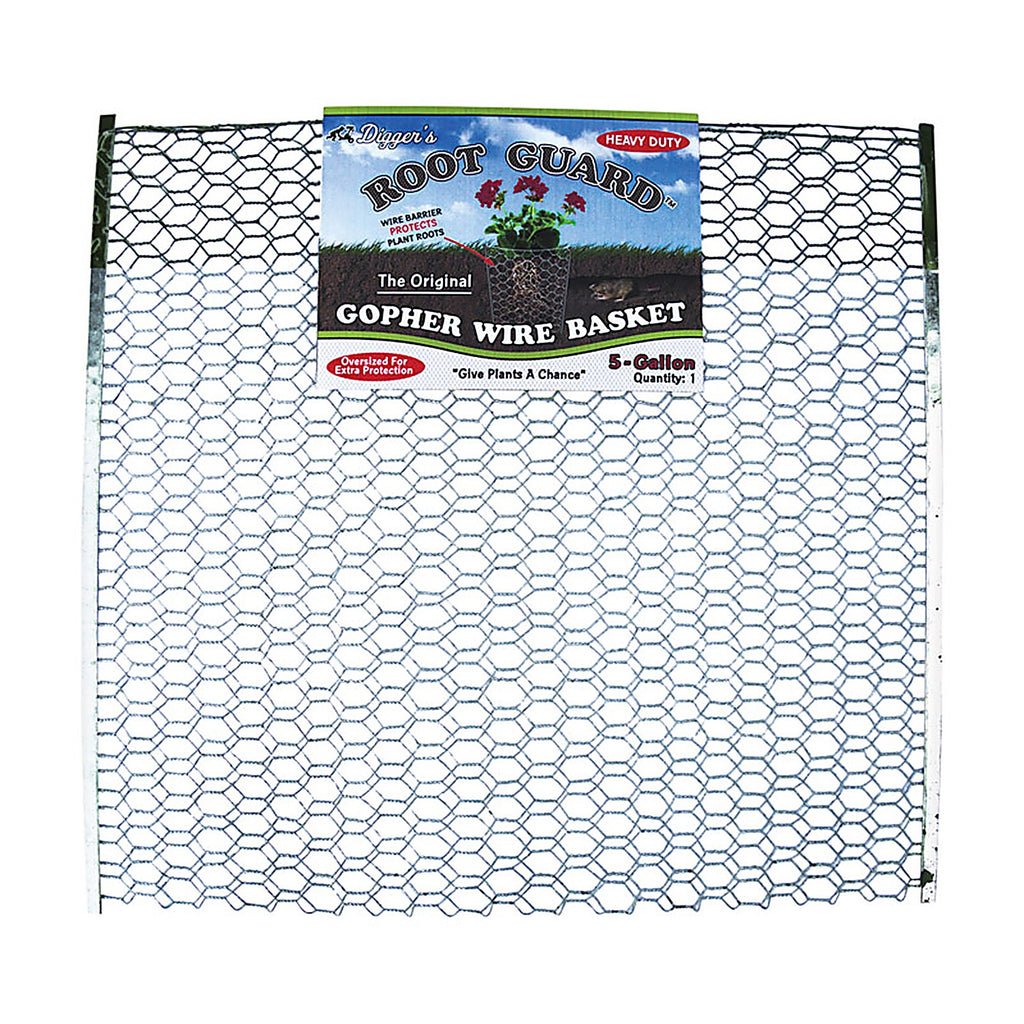 Diggers B105 Root Guard 20 in. H x 19 in. W x 0.2 in. D Silver Coated Wire Gopher Wire Basket