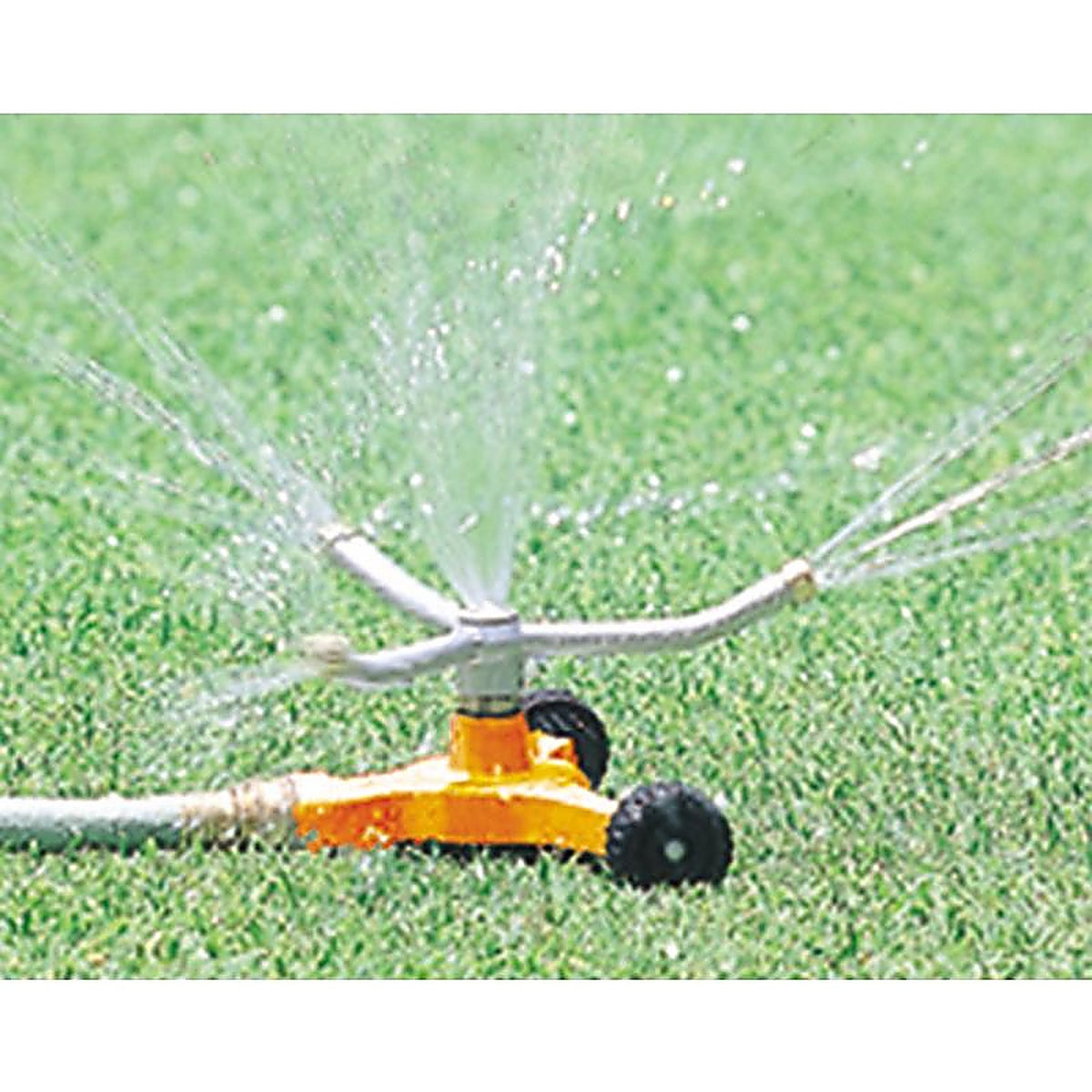 Dramm 10-15050 ColorStorm Metal Wheeled Base Whirling Sprinkler 1134 sq. ft.