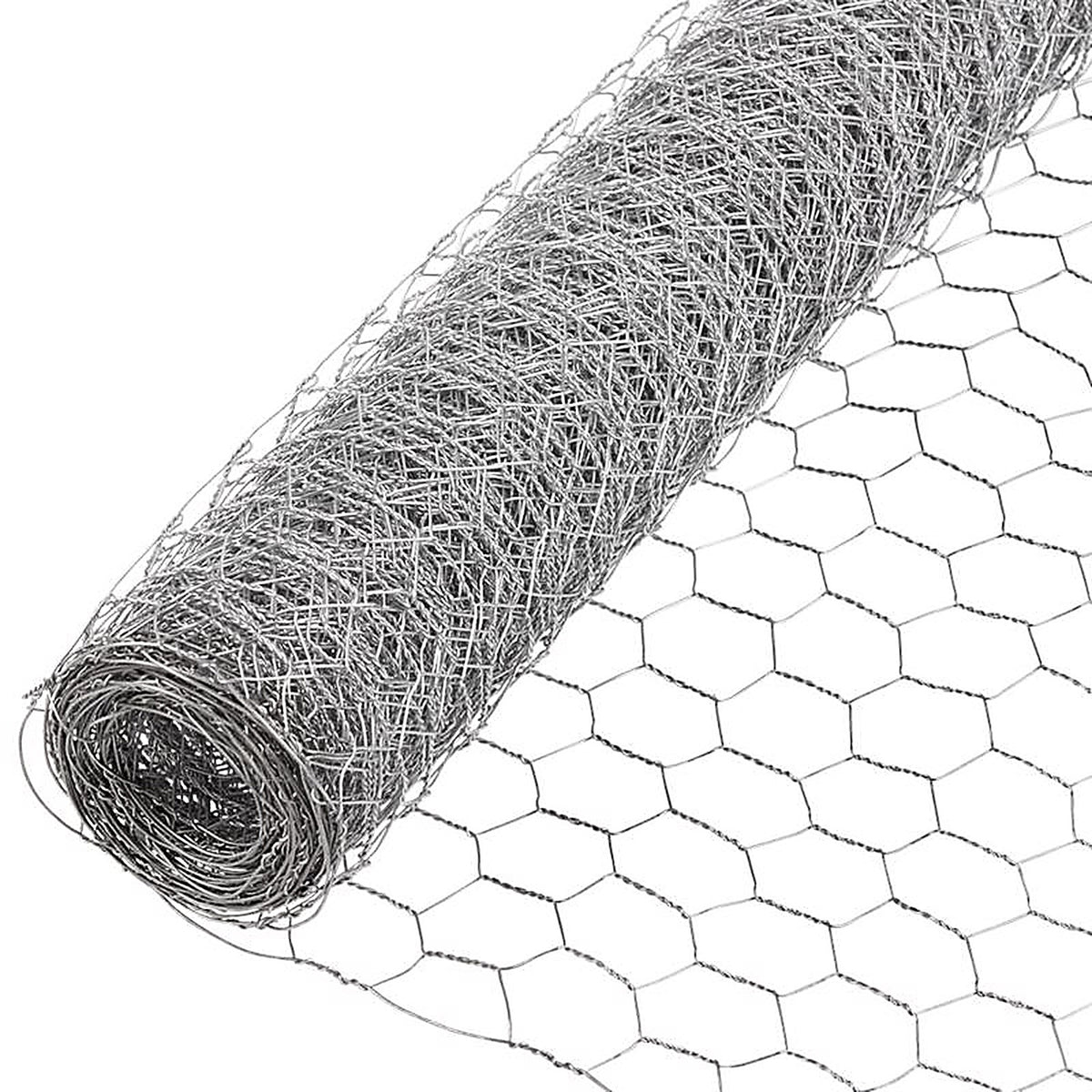 Garden Zone 162450 24 in. H x 50 ft. L 20 Ga. Silver Poultry Netting