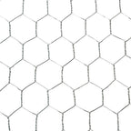 Garden Zone 162450 24 in. H x 50 ft. L 20 Ga. Silver Poultry Netting