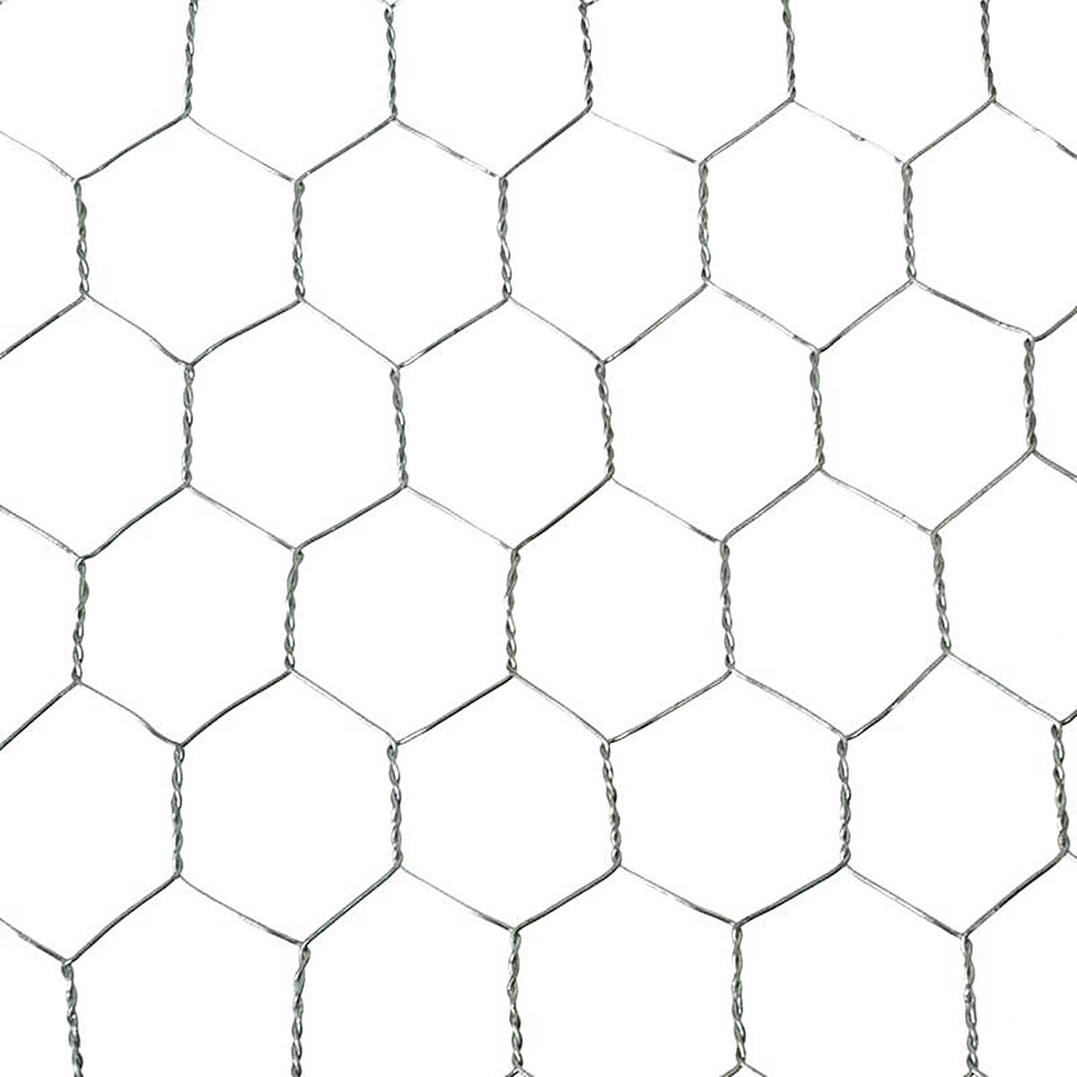 Garden Zone 162450 24 in. H x 50 ft. L 20 Ga. Silver Poultry Netting