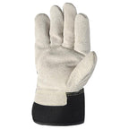 Wells Lamont 5130M-NEW M Split Cowhide Leather Black/Brown Gloves