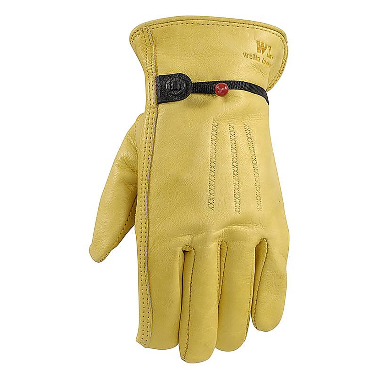Wells Lamont 1132L L Cowhide Leather Driver Saddletan Gloves