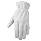 Wells Lamont 1720M M Goatskin Leather Driver Pearl Gray Gloves
