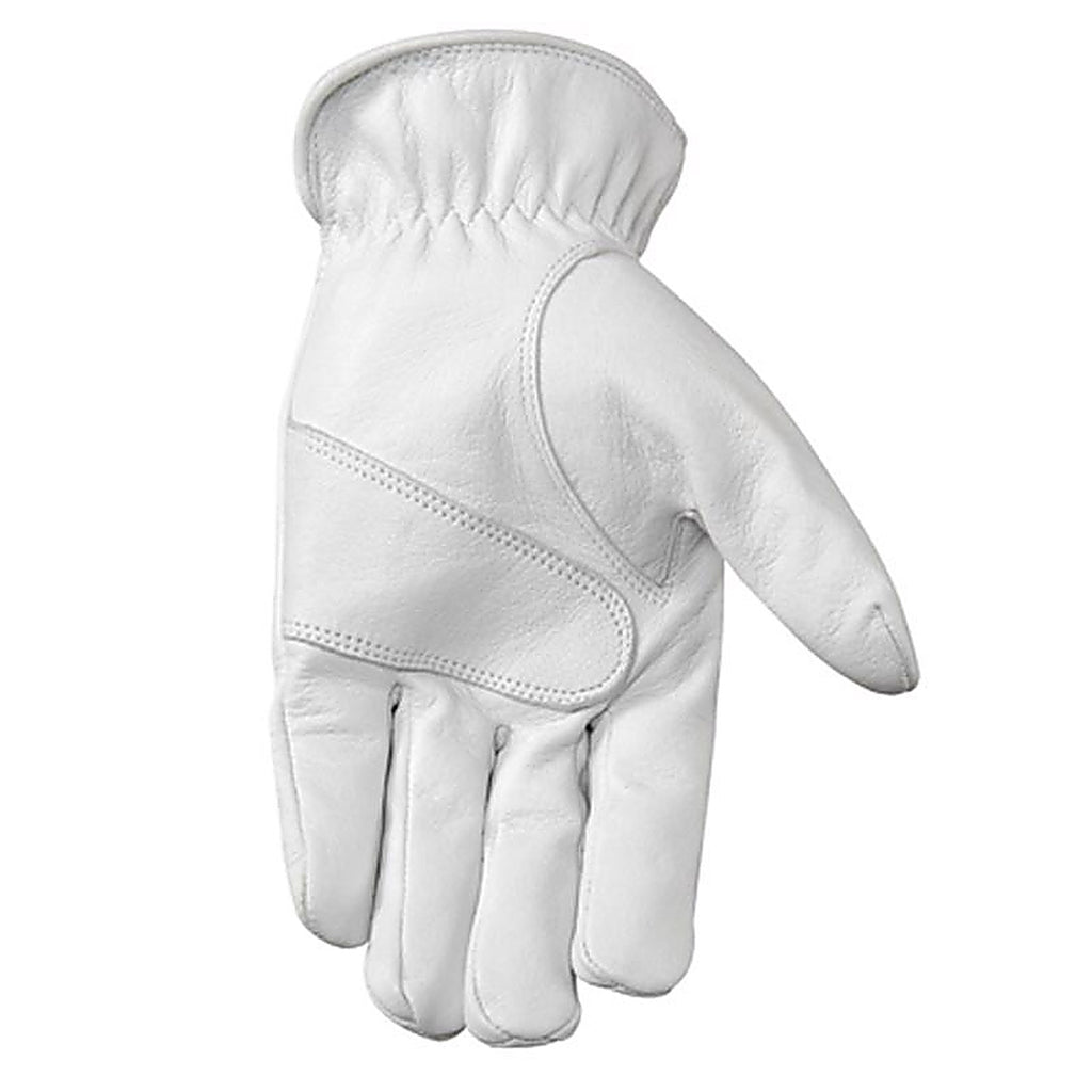 Wells Lamont 1720M M Goatskin Leather Driver Pearl Gray Gloves