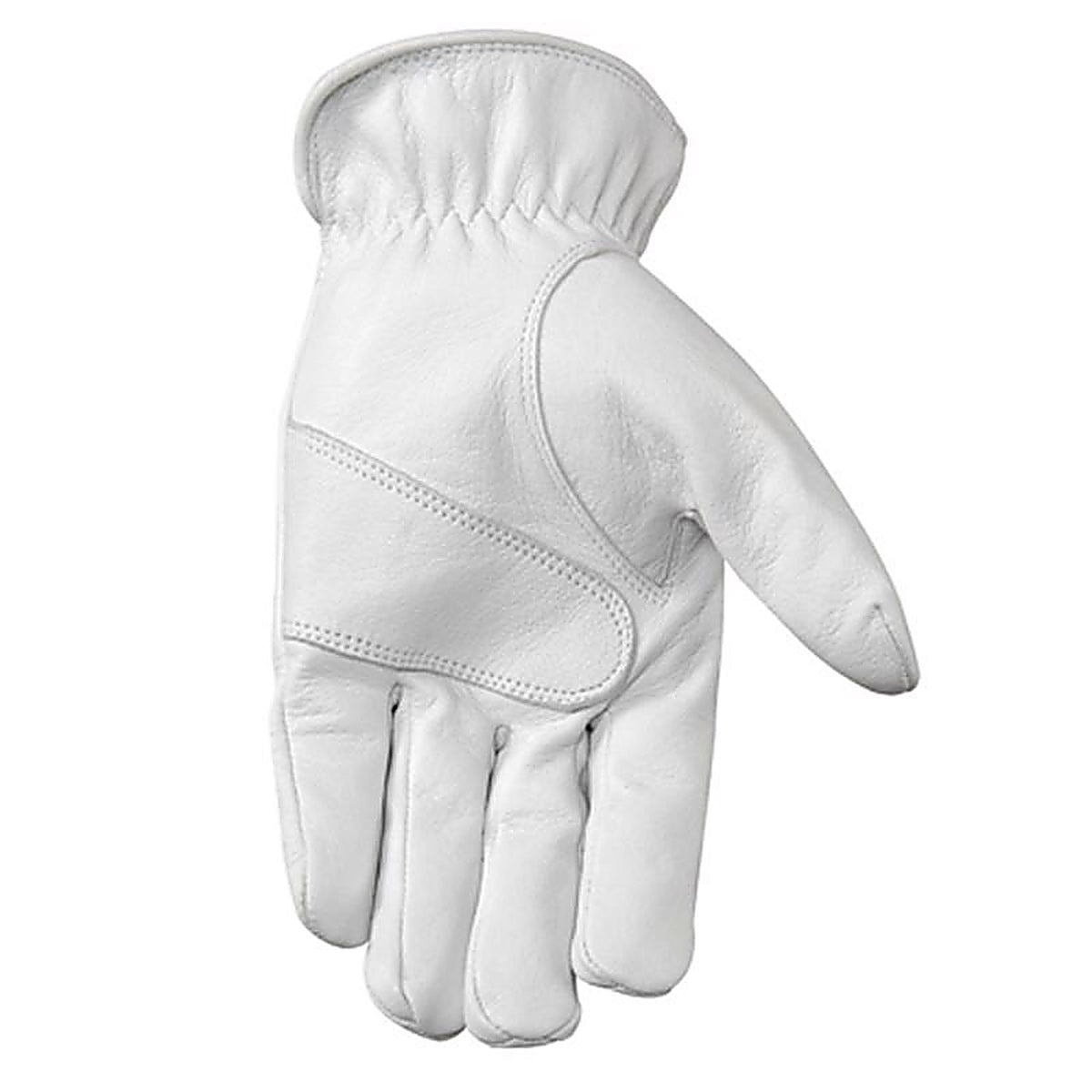 Wells Lamont 1720M M Goatskin Leather Driver Pearl Gray Gloves