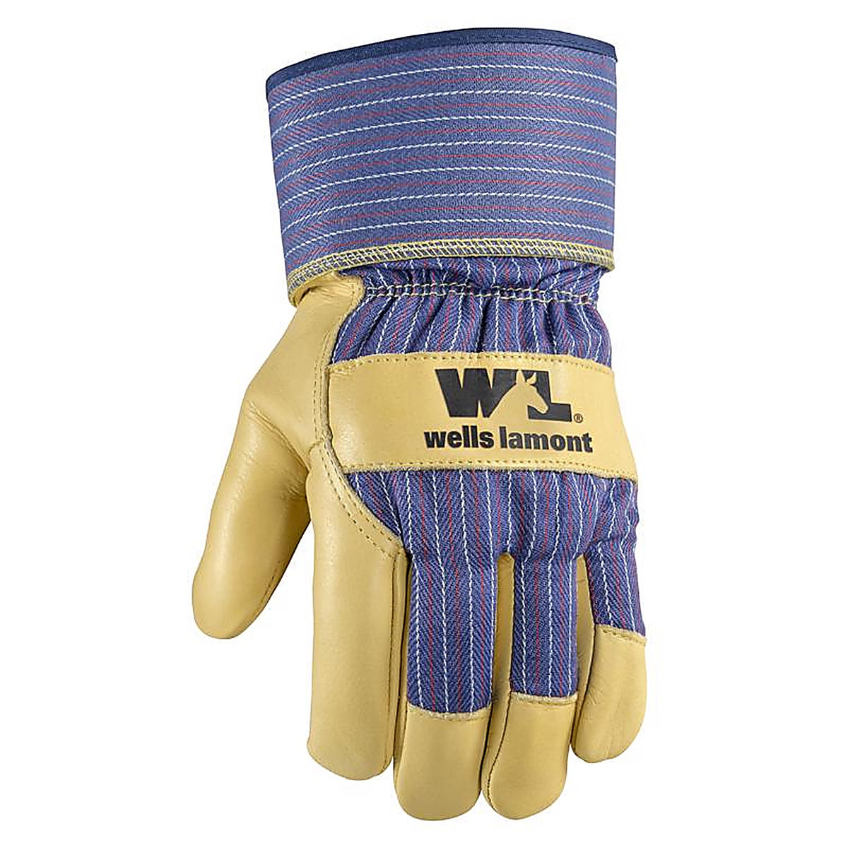 Wells Lamont 5235L-NEW Men's Pigskin Work Gloves Palomino L 1 pair