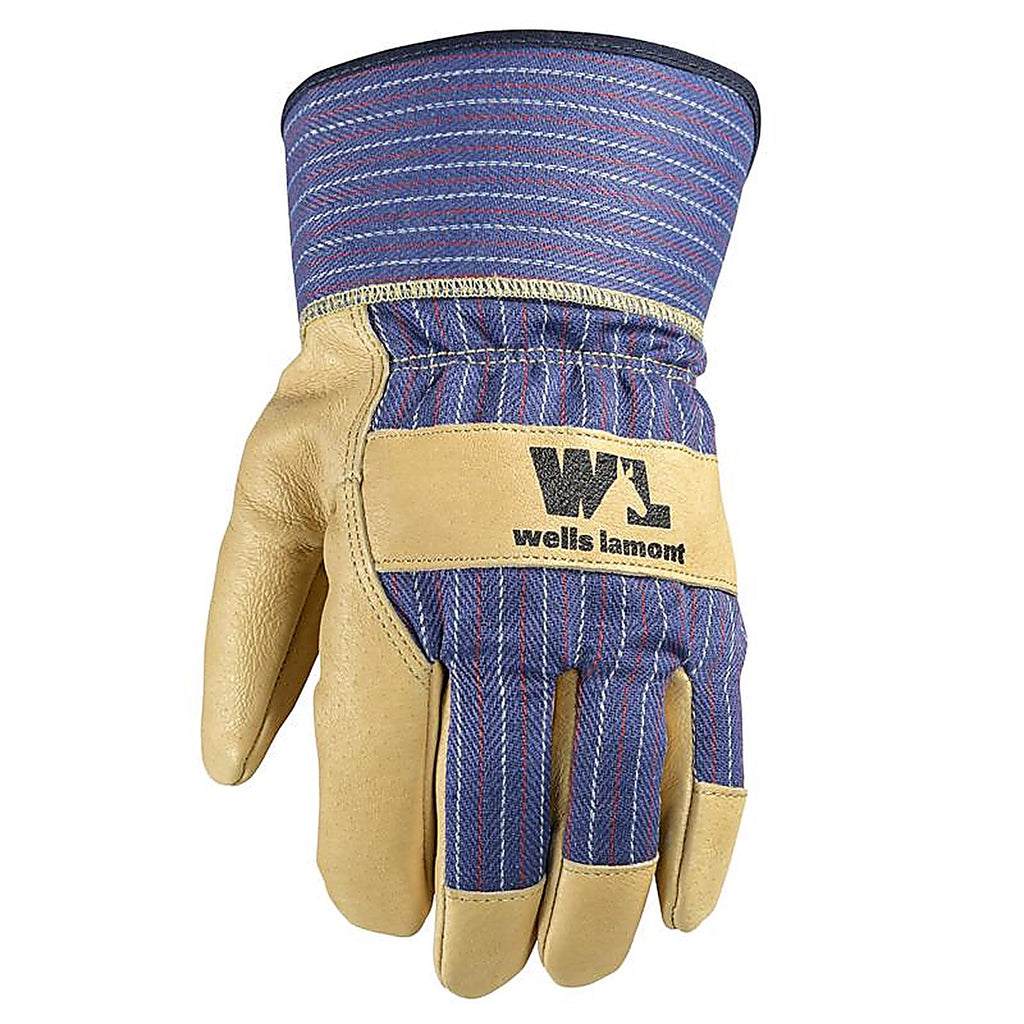 Wells Lamont 3300L Men's Leather Palm Gloves Palomino L 1 pair