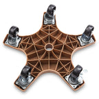 Down Under 18430 Decksaver 3 in. H x 16 in. W x 16 in. D Plastic Plant Caddy Terracotta