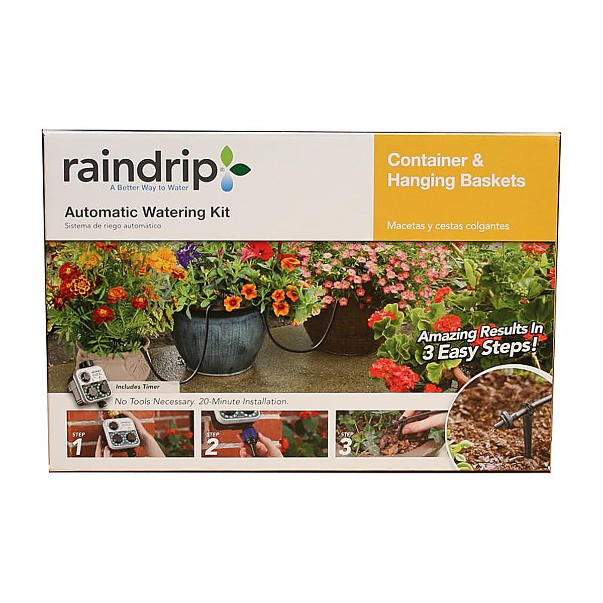 Raindrip R560DP Drip Irrigation Plant Watering Kit