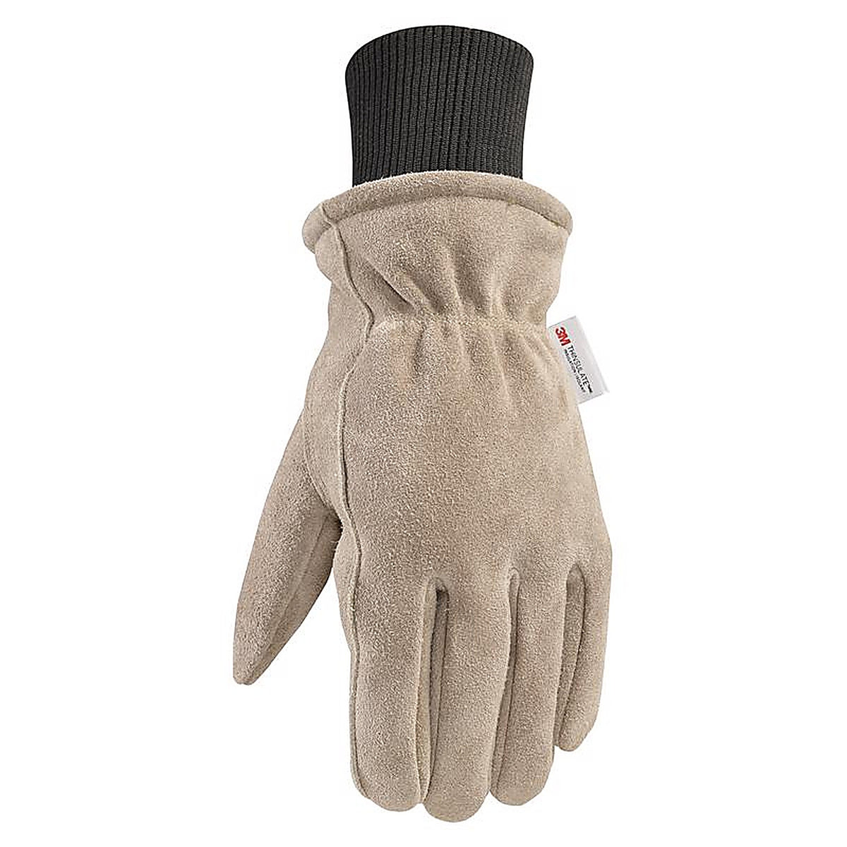 Wells Lamont 1196L L Suede Cow Leather Winter Brown Gloves