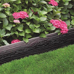 Master Mark 94440 Terrace Board 40 ft. L x 4 in. H Plastic Black Lawn Edging