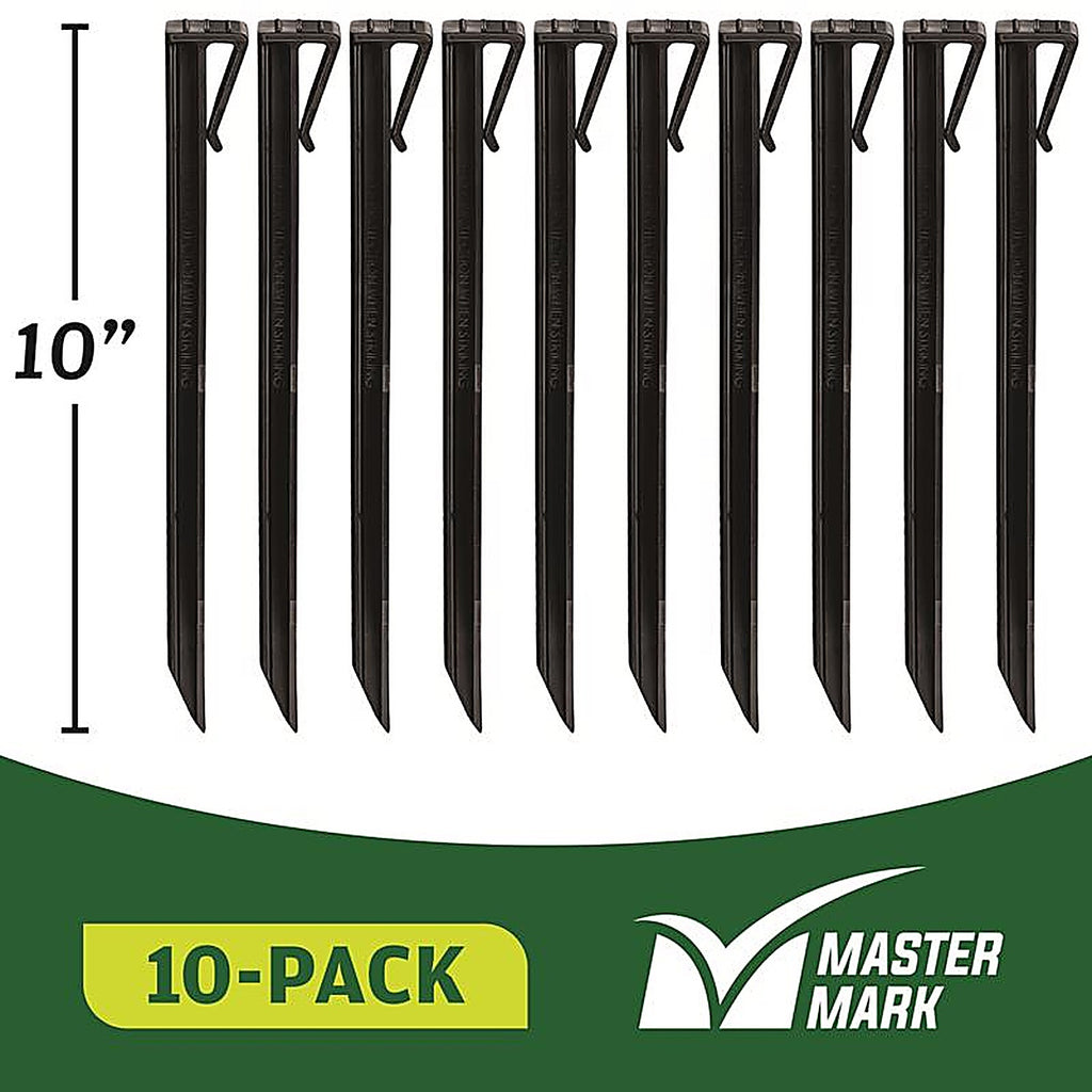 Master Mark 99410 Terrace Board 10 in. H Plastic Black Stake Kit