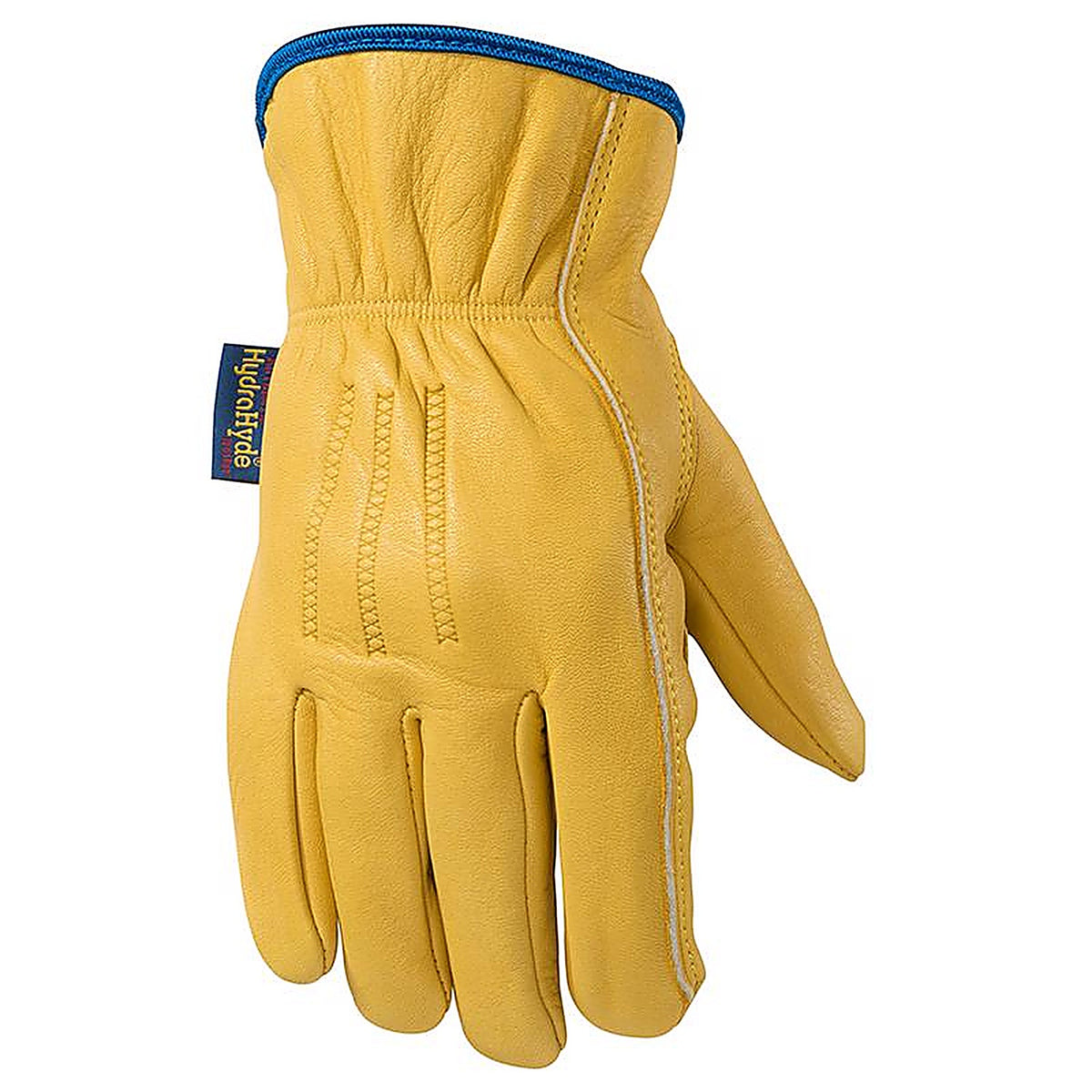Wells Lamont 1168M Men's Cowhide Leather Heavy Duty Work Gloves Gold M 1