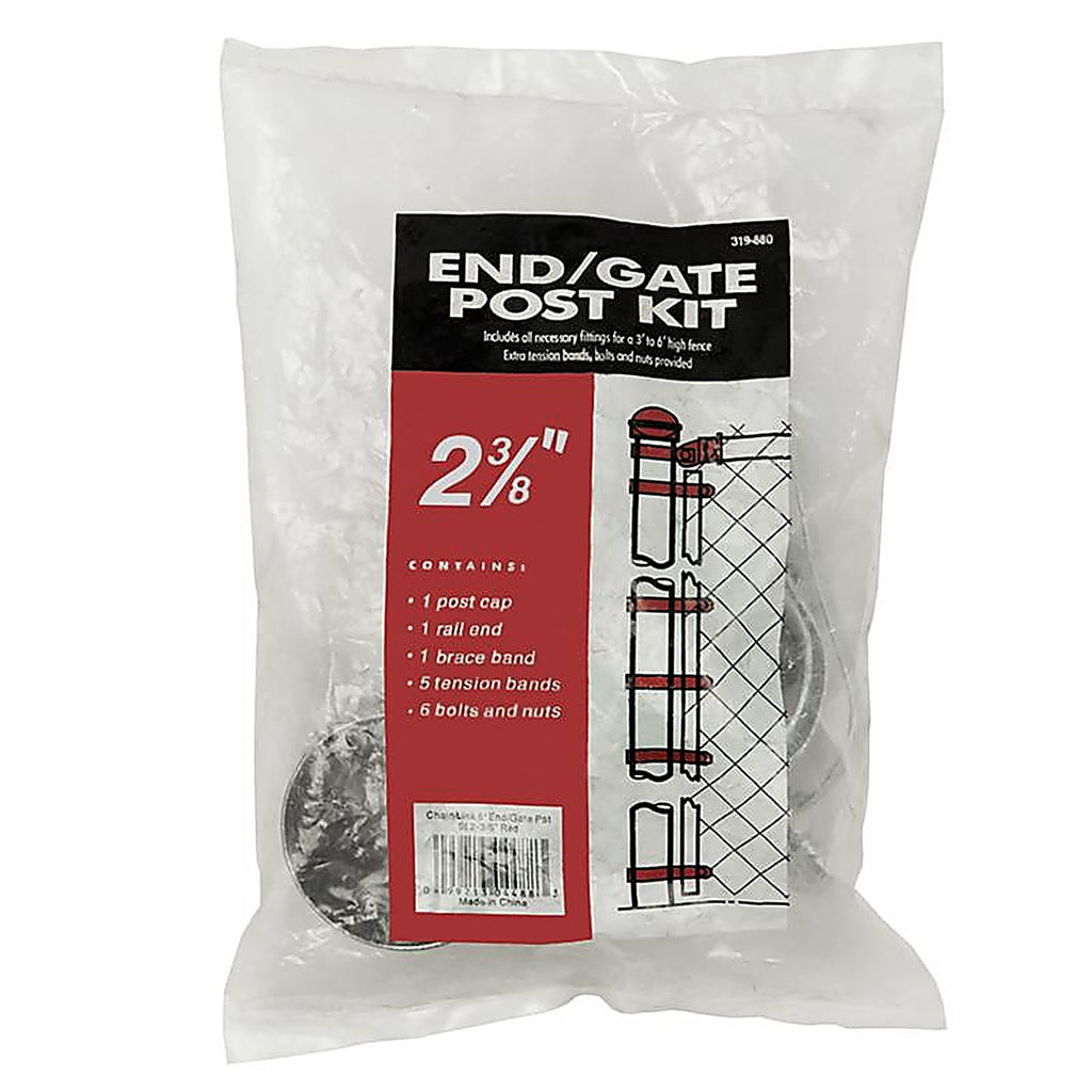 Midwest Air Technologies 328644C YardGard 6 in. H Aluminum Chain Link Fence End/Gate Post Kit