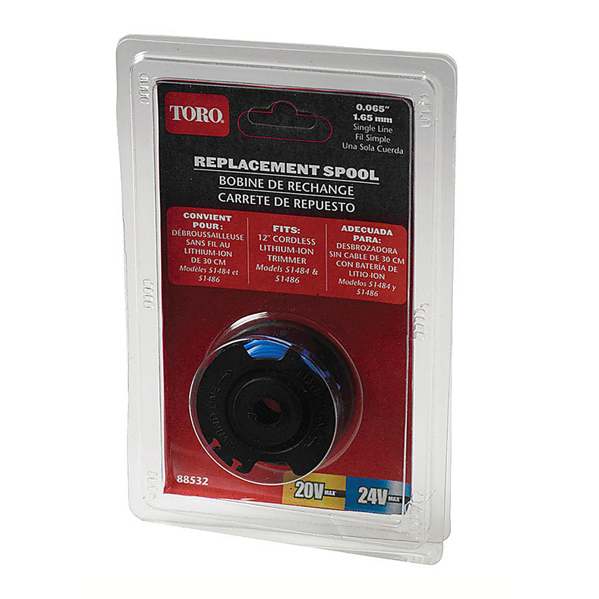 Toro 88532 .065 in. Dia. x 12 ft. L Replacement Line Trimmer Spool