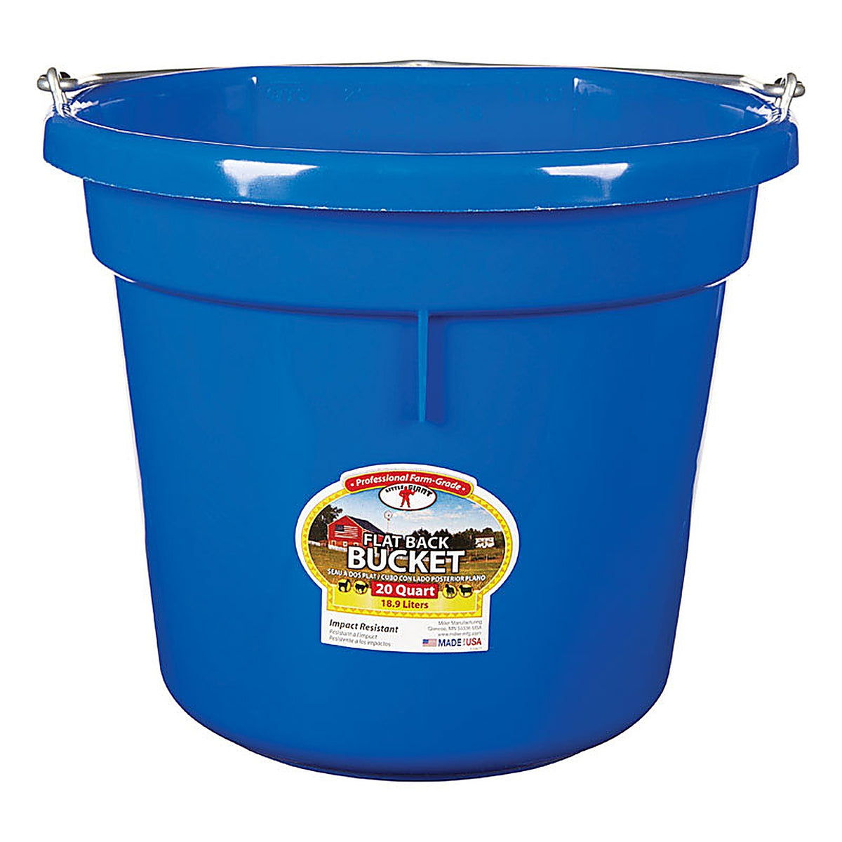 Little Giant P20FBBLUE6 20 qt. Bucket Blue
