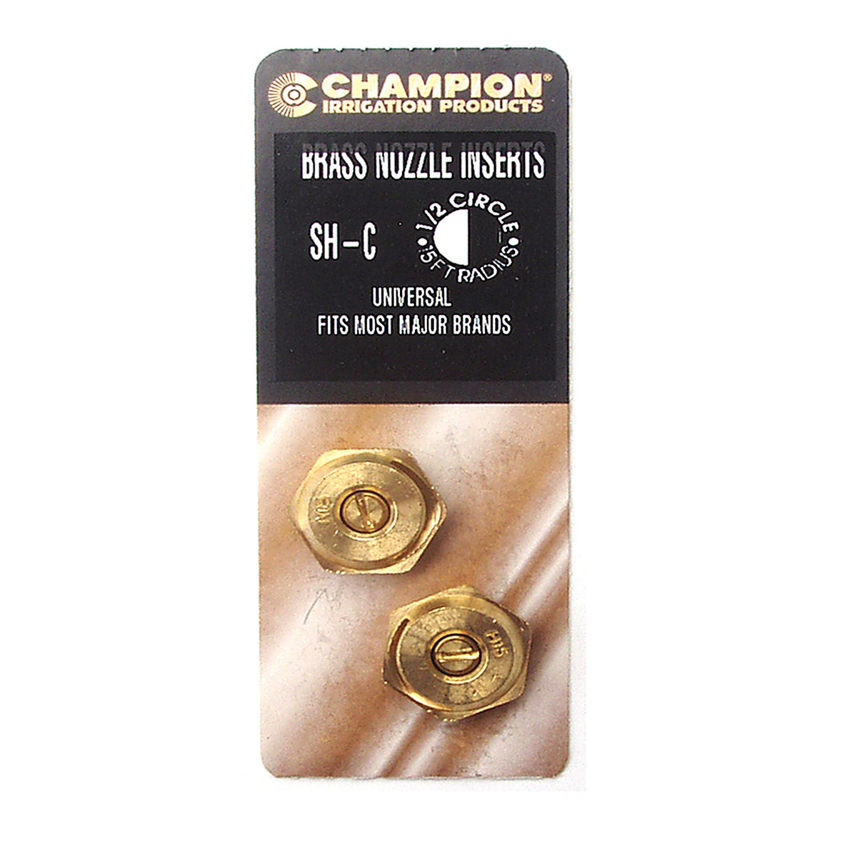 Champion SH-C Brass 15 ft. Half-Circle Sprinkler Nozzle