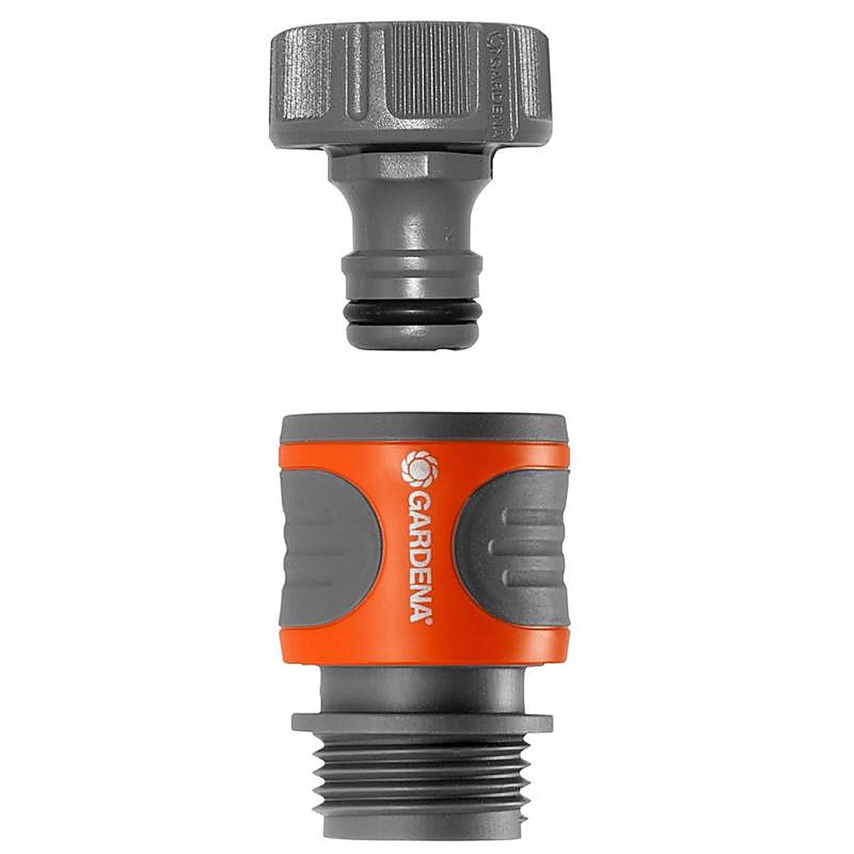 Gardena 36943 5/8 & 1/2 in. Nylon/ABS Threaded Female Quick Connector Hose Set