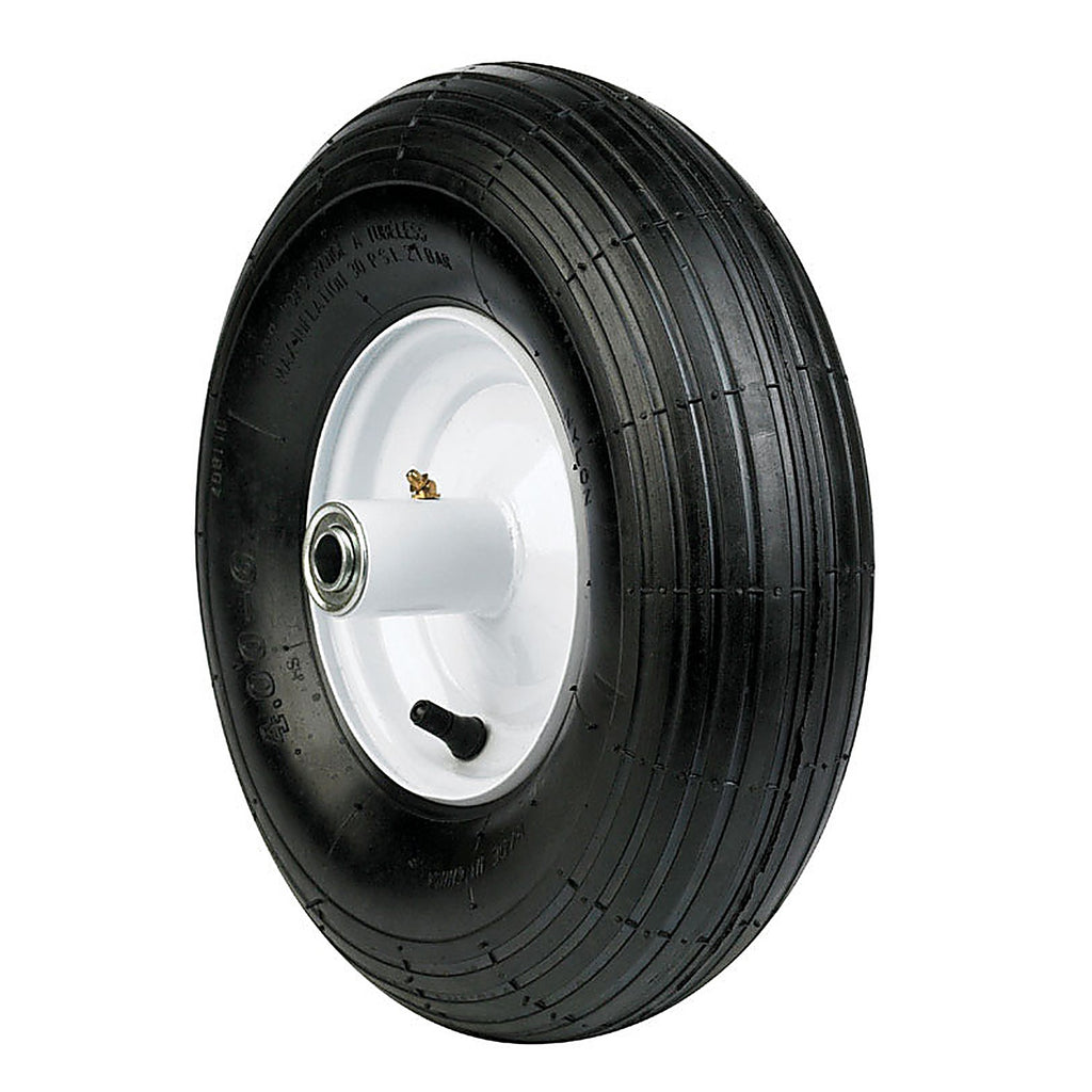 Arnold WB-466 6 in. Dia. x 14 in. Dia. 445 lb. capacity Centered Wheelbarrow Tire Rubber