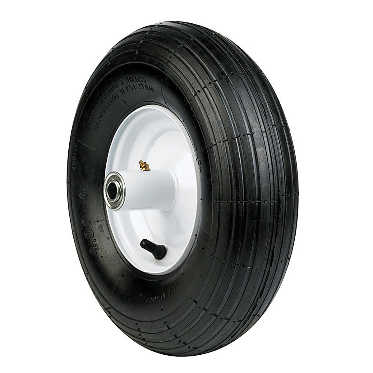 Arnold WB-466 6 in. Dia. x 14 in. Dia. 445 lb. capacity Centered Wheelbarrow Tire Rubber