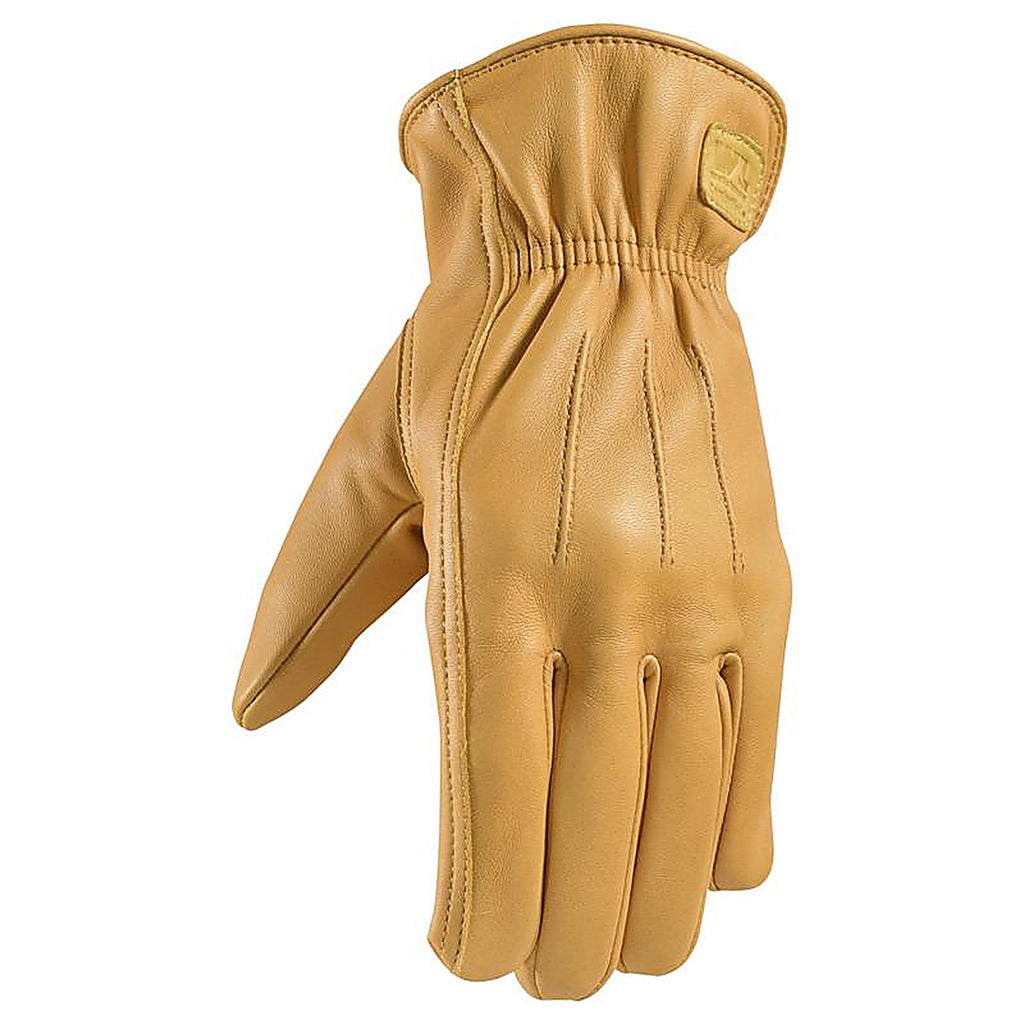 Wells Lamont 984LC Men's Leather Driver Gloves Yellow L 1 each
