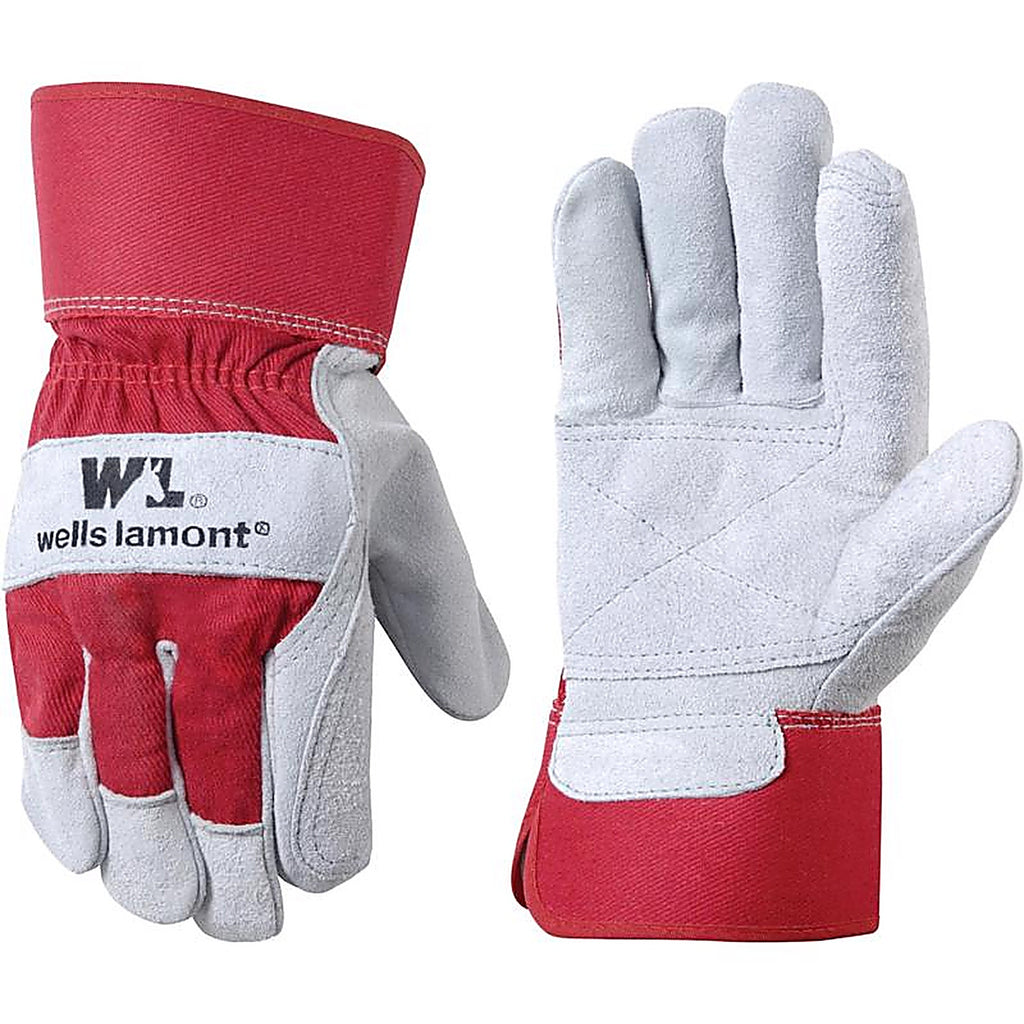 Wells Lamont 4050XL Universal Cowhide Leather Work Gloves Red XL 1 each