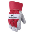 Wells Lamont 4050XL Universal Cowhide Leather Work Gloves Red XL 1 each