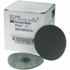 3M 07512 Scotch-Brite Roloc Surface Conditioning Disc, 4 in, Super Fine