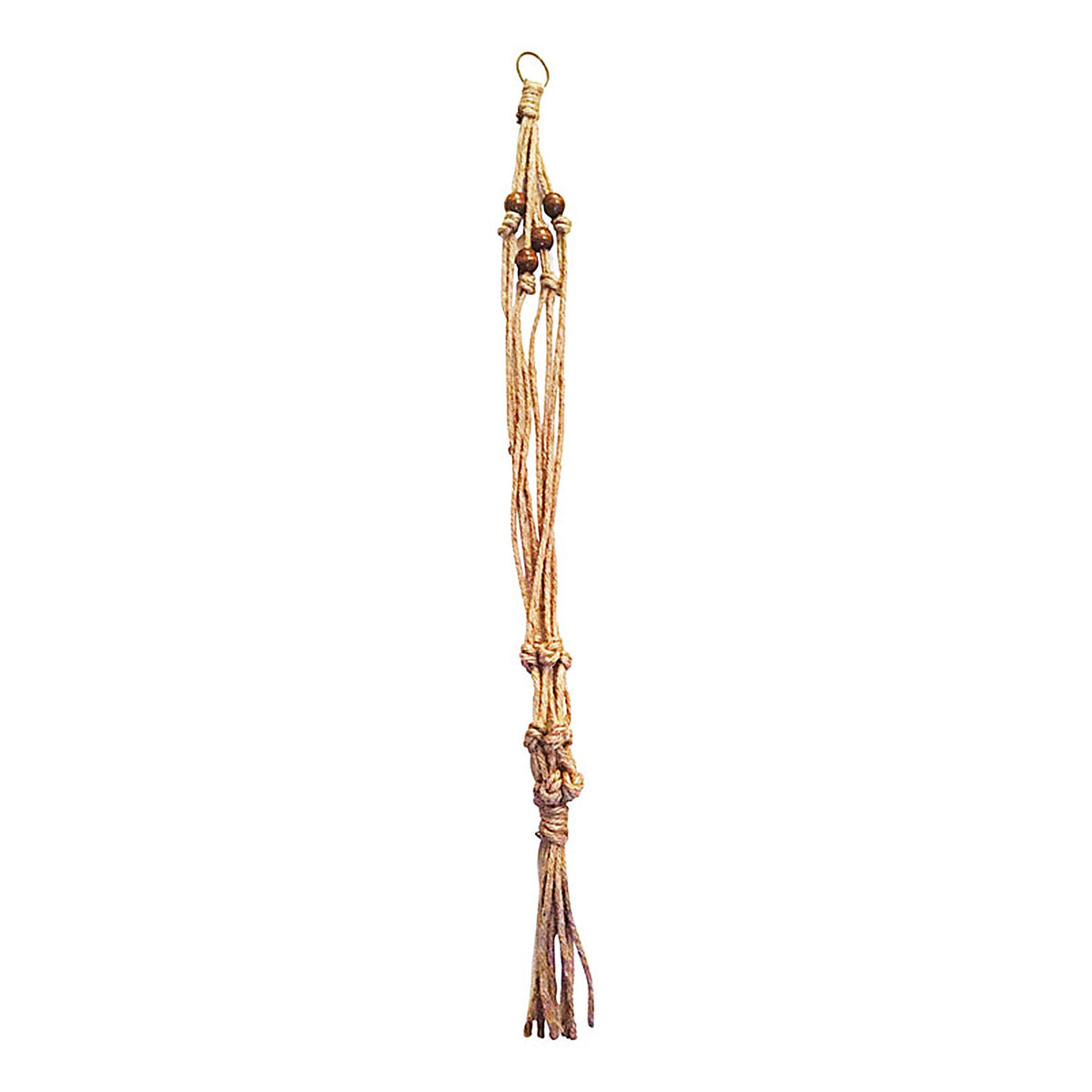 Primitive Planters 2855 Tan Jute 36 in. H Plant Hanger 1/Pack