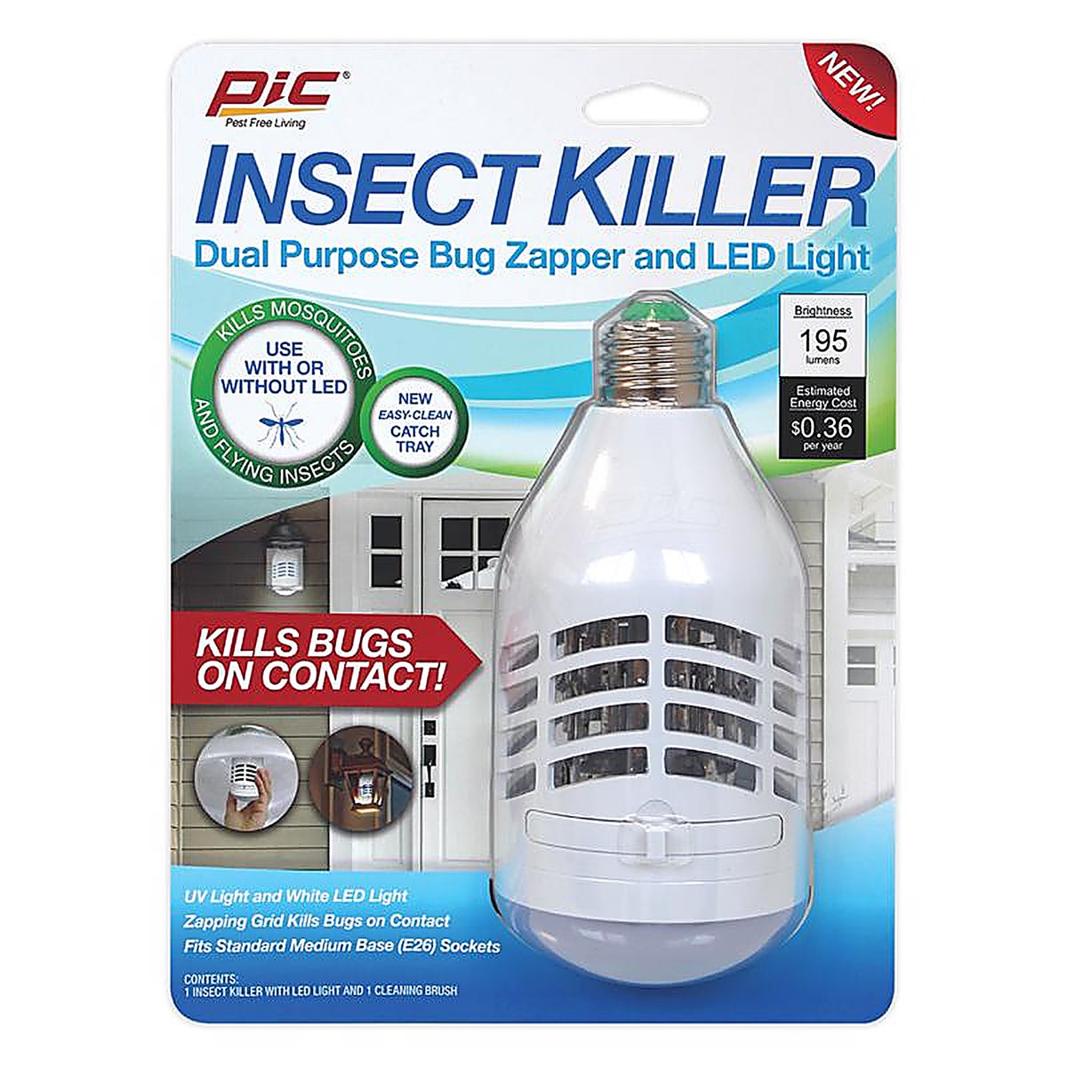 PIC IKC PIC Indoor and Outdoor Electric Insect Killer Replacement Bulb 855 sq. ft.